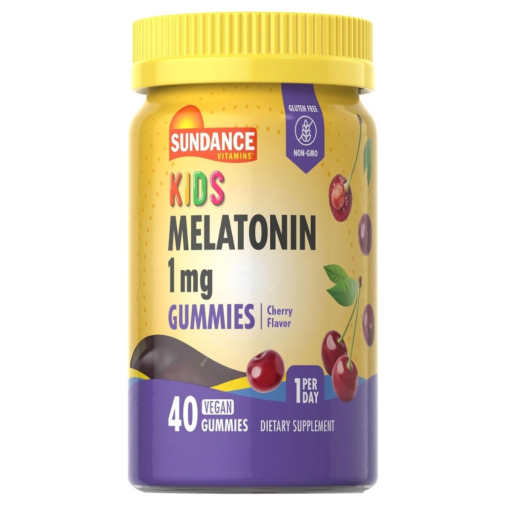 Sundance Melatonin 1mg Gummies, 40's