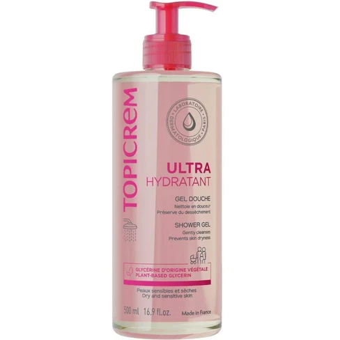 Topicrem Ultra-Hydratant Shower Gel, 500ml