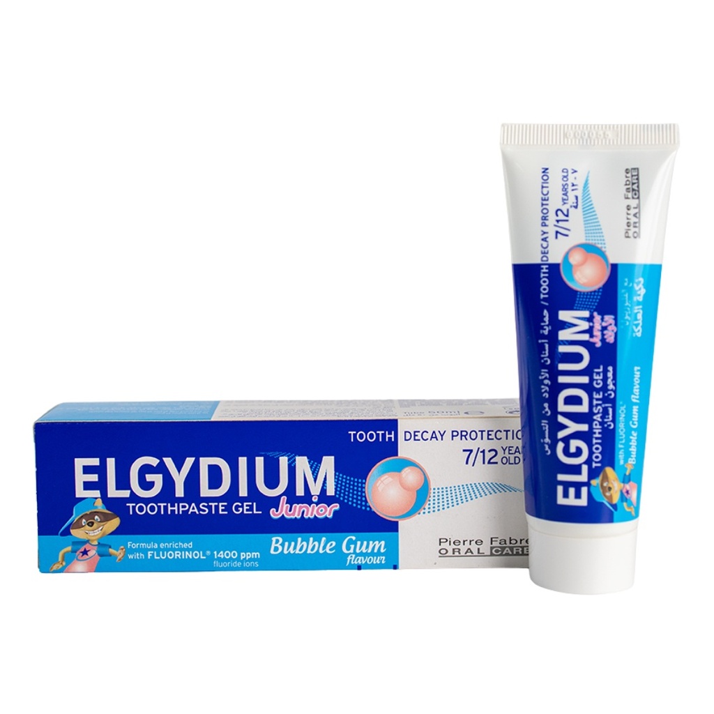 Elgydium Junior Bubble Gum Toothpaste Gel, 50ml