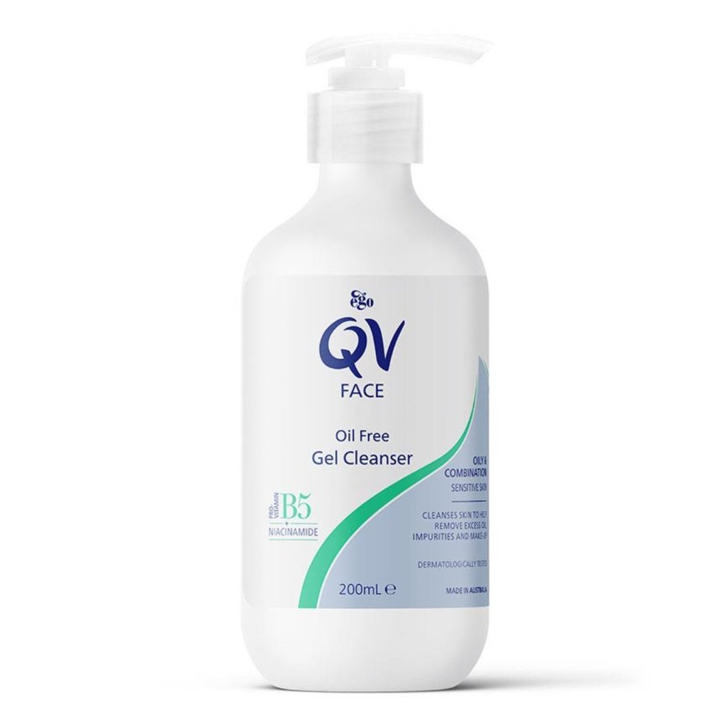 Qv Face Oil Free Gel Cleansers, 200ml