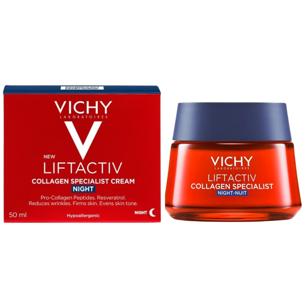 Vichy LiftActiv Collagen Specialist Night Cream, 50ml