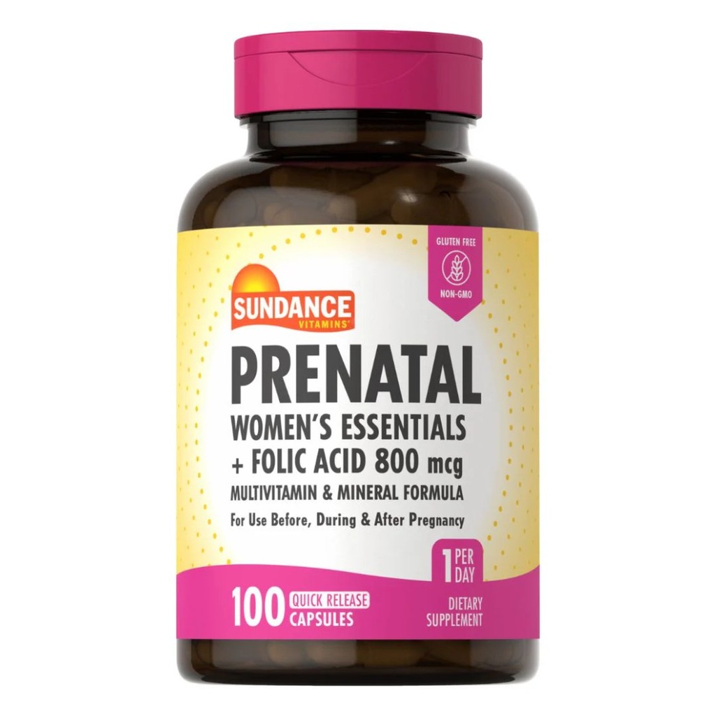* Sundance Prenatal Vitamins Capsules, 100's