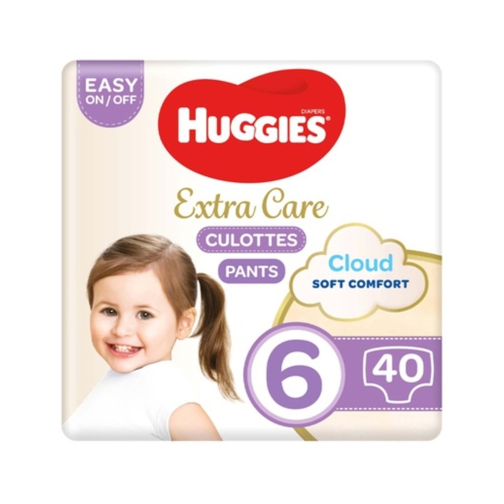 * Huggies Extra Care Pants Size 6, 40's