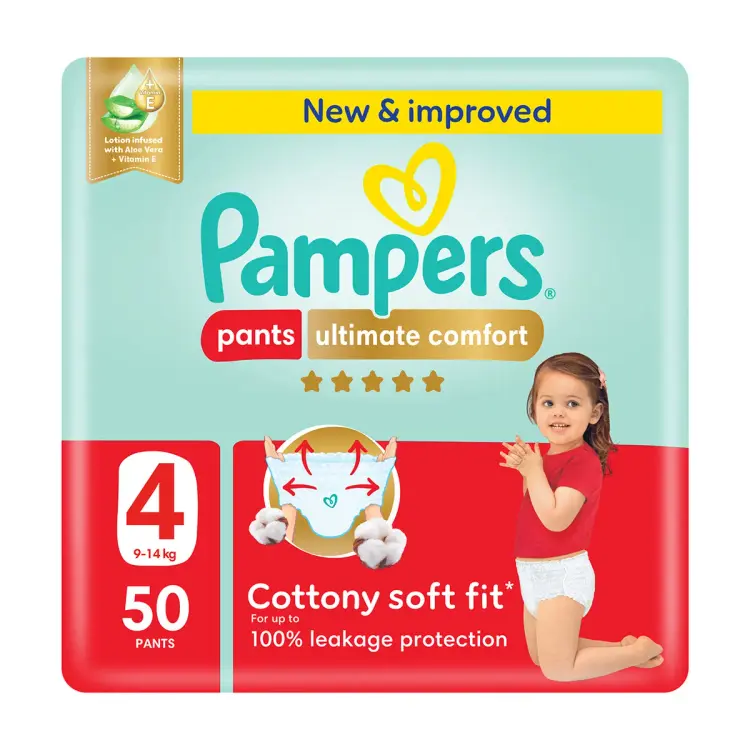 Pampers Premium Care Pants Size 4, 50's - OFFER
