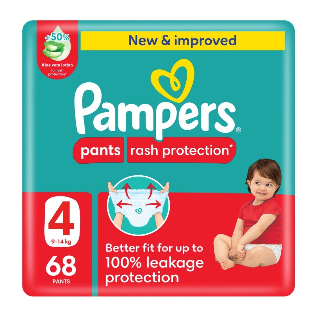 Pampers Pants Giant Pack Size 4, 68's