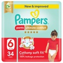 Pampers Premium Care Pants Size 6, 34's - OFFER