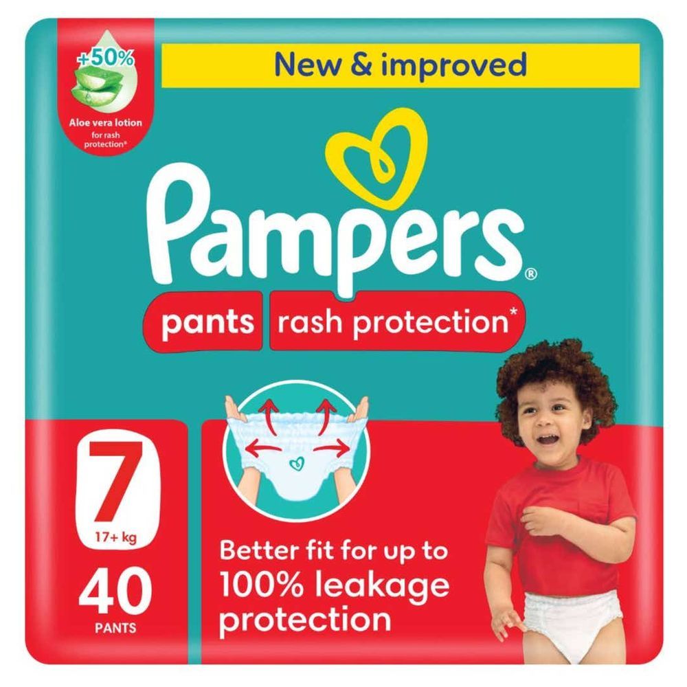 * Pampers Pants Size 7, 40's