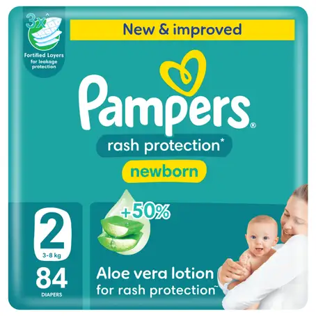 * Pampers Newborn Mega Pack Size 2, 84's