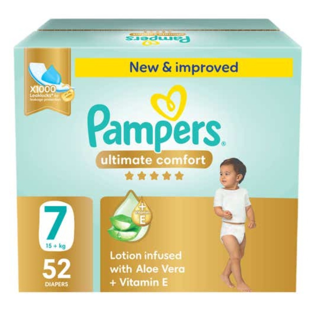 * Pampers Premium Care Giant Box Size 7, 52's