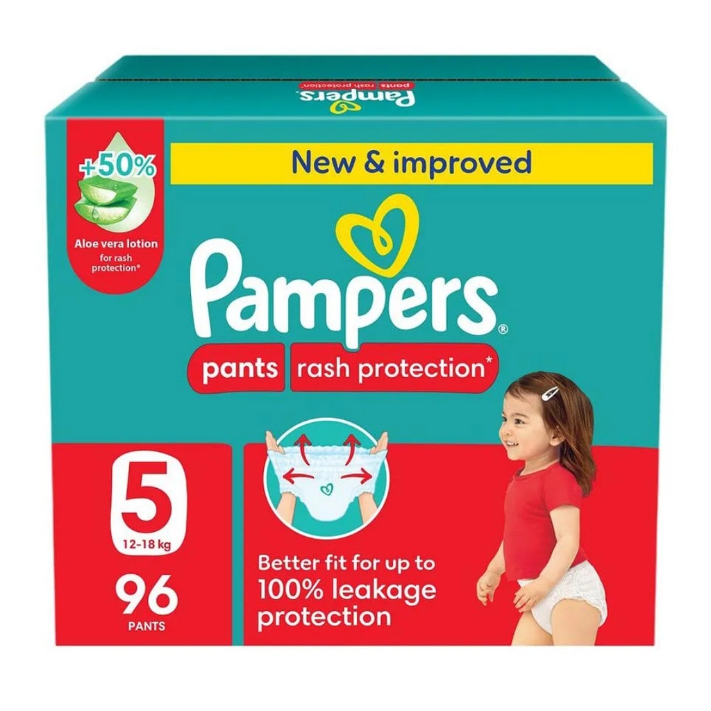 Pampers Pants Giant Box Size 5, 96's 