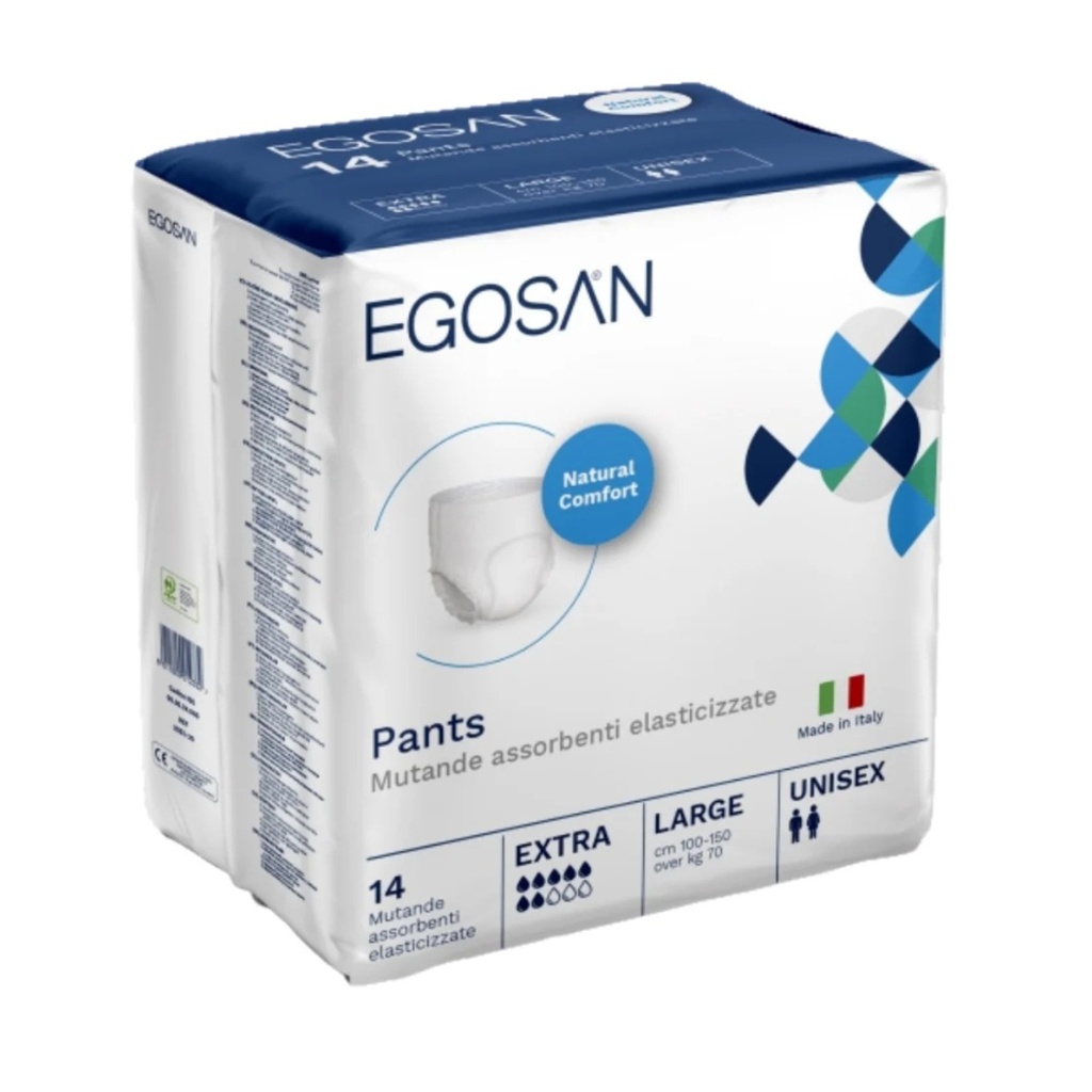 * Egosan Natural Comfort (Extra) Pants, 14's - Large