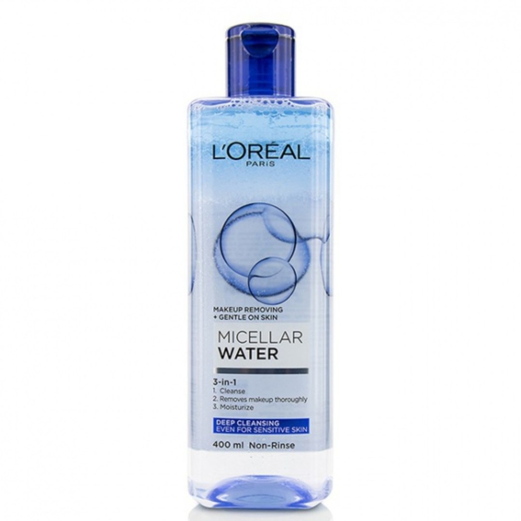 * Loreal 3-In-1 Deeping Cleansing Micellar Water, 400ml
