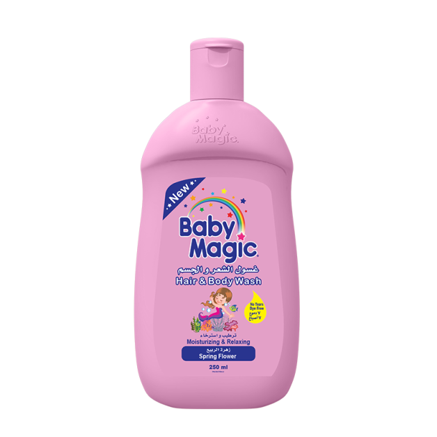 Baby Magic Spring Flower Hair & Body Wash, 250ml