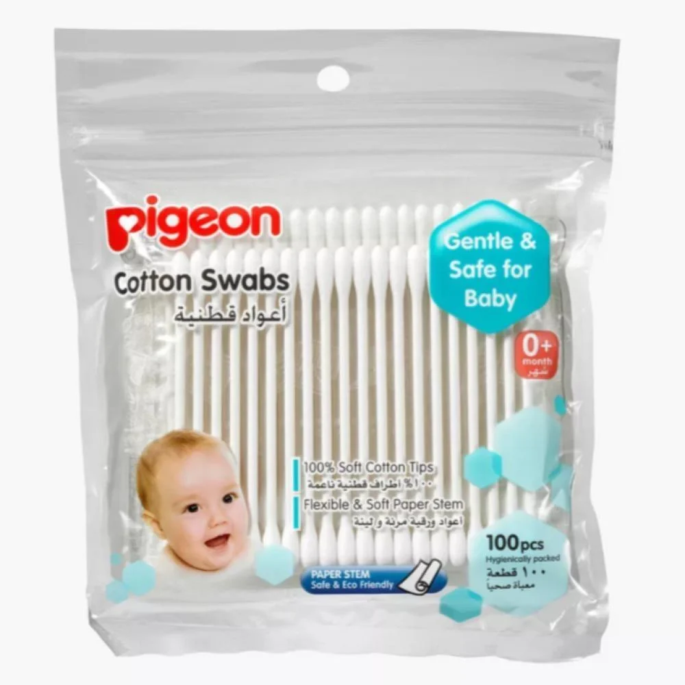 Pigeon Cotton Swabs, 100's
