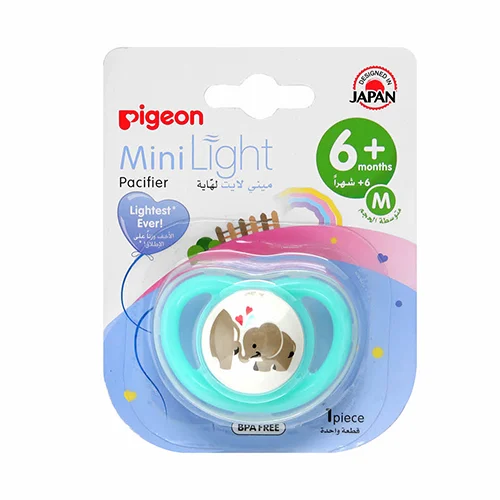 *Pigeon Minilight 6+ Months Single Pacifier (M) - Unisex