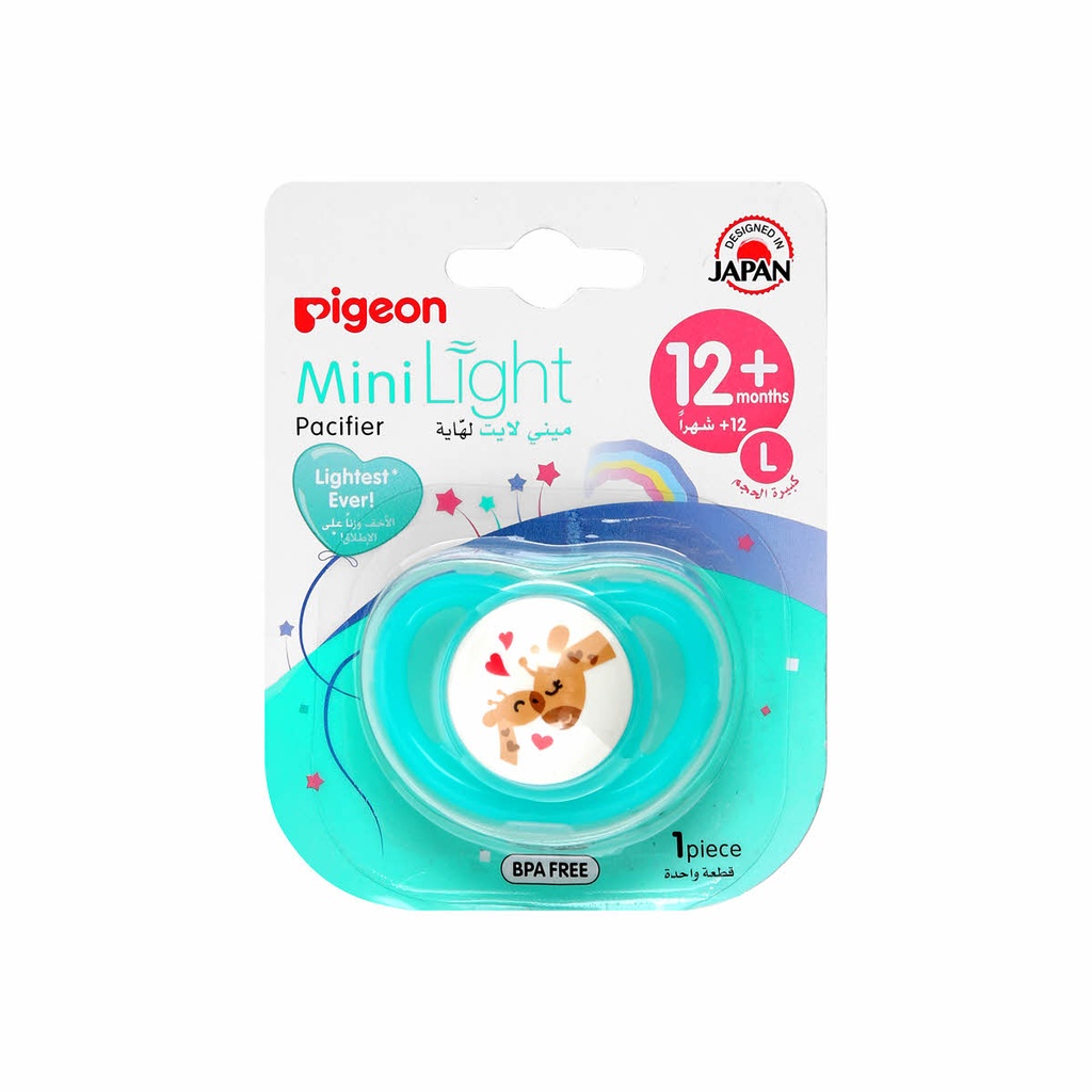 Pigeon Minilight 12+ Months Single Pacifier (L) - Unisex
