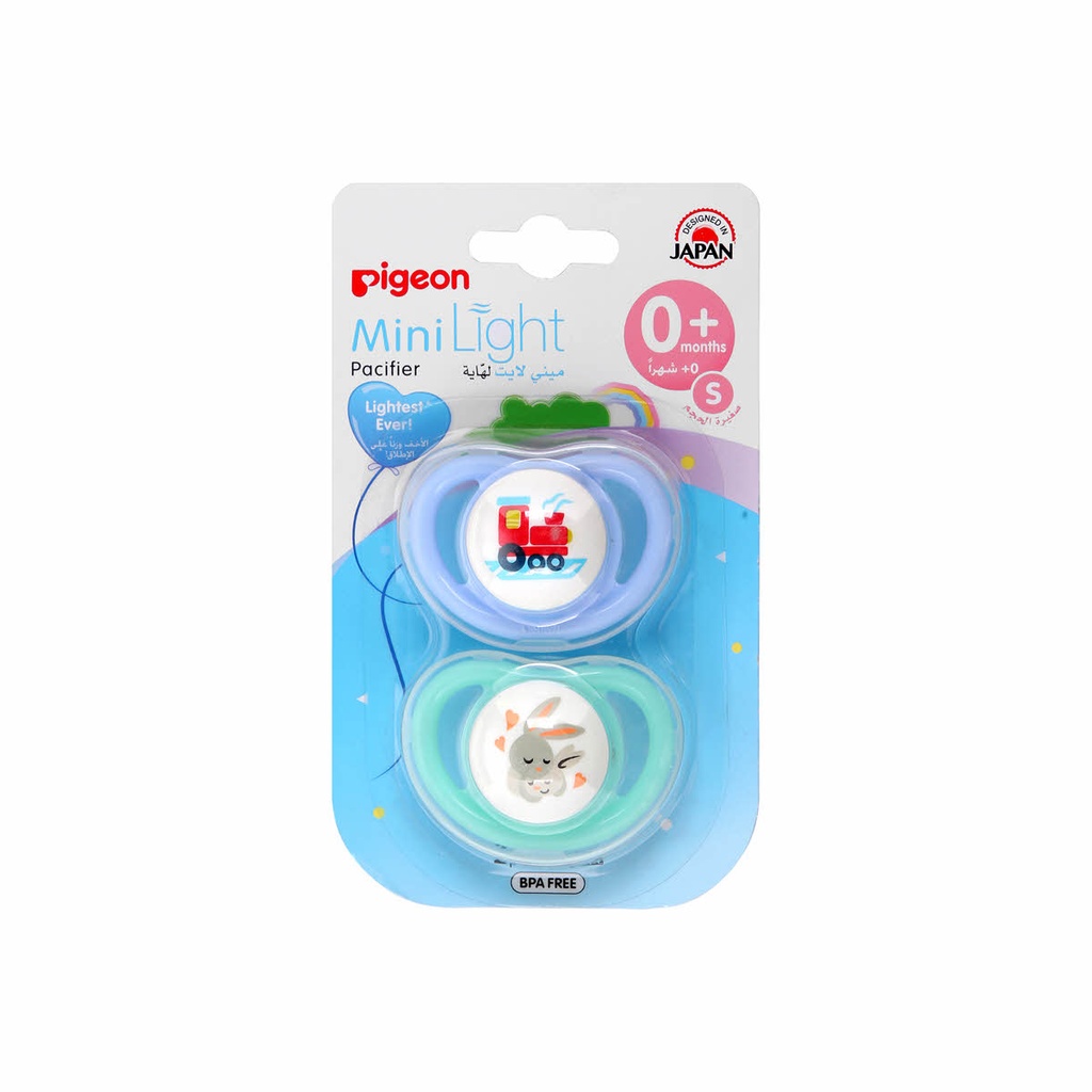 Pigeon Minilight 0+ Months Pacifier (S), 2's