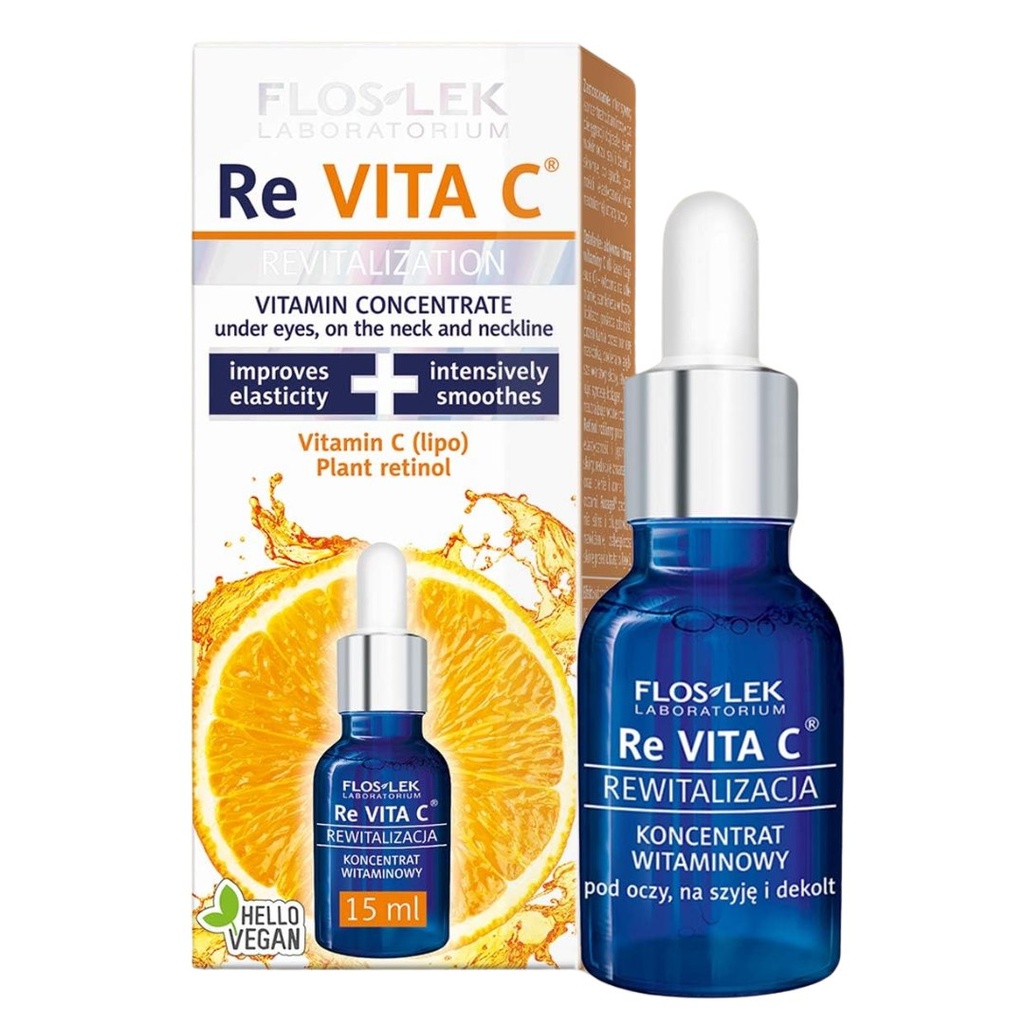 Floslek Revita C Vitamin Concentrate Serum, 15ml