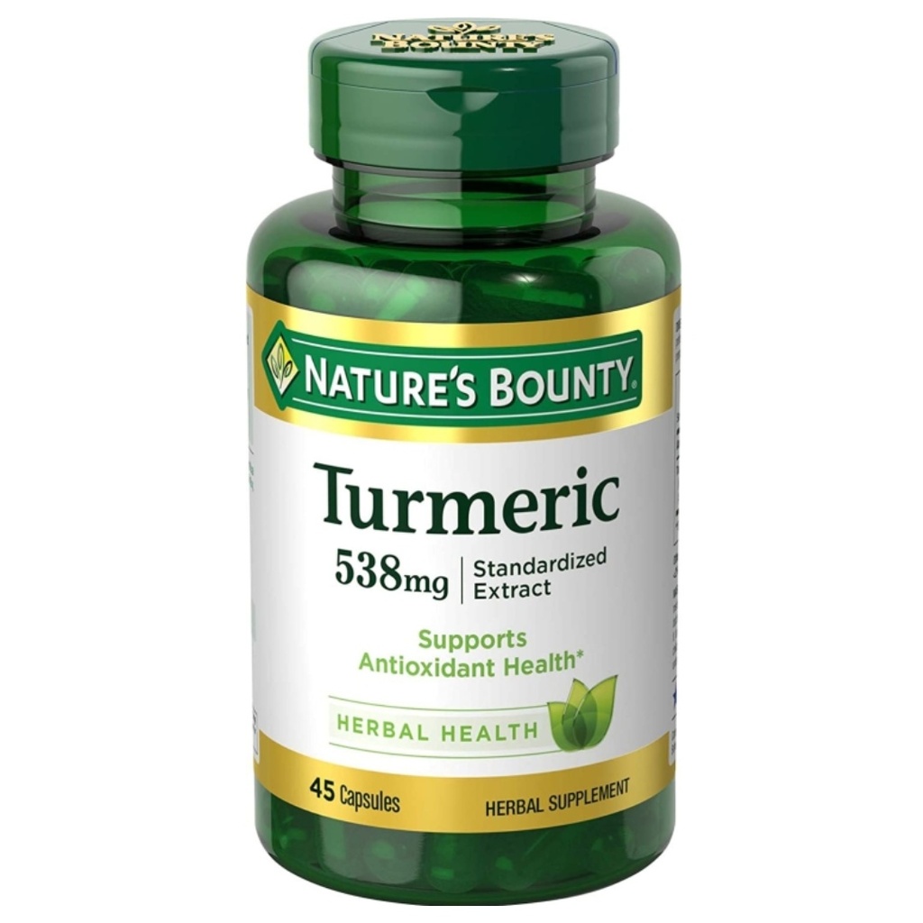 Nature's Bounty Turmeric 538mg Capsules, 45's  