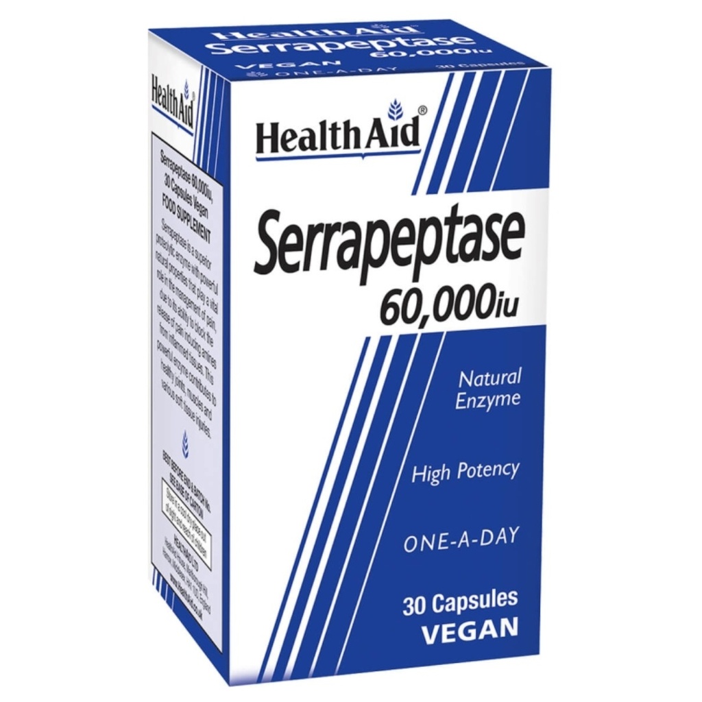 HealthAid Serrapeptase Enzyme Capsules, 30's 