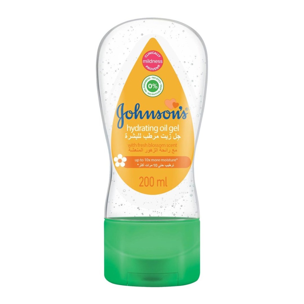 *Johnson's Baby Hydrating Oil Gel With Fresh Blossom, 200ml