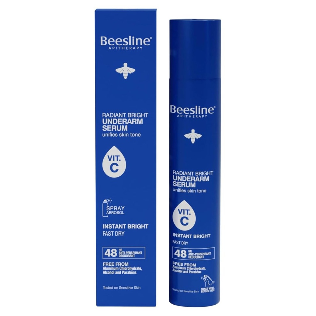 Beesline Duo Underarm Spray Instant Bright, 150ml - (1+1 Free)