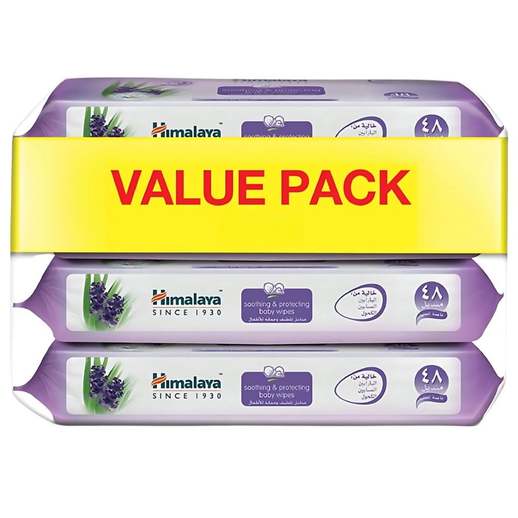 * Himalaya Soothing Protecting Baby Wipes, 4x48's