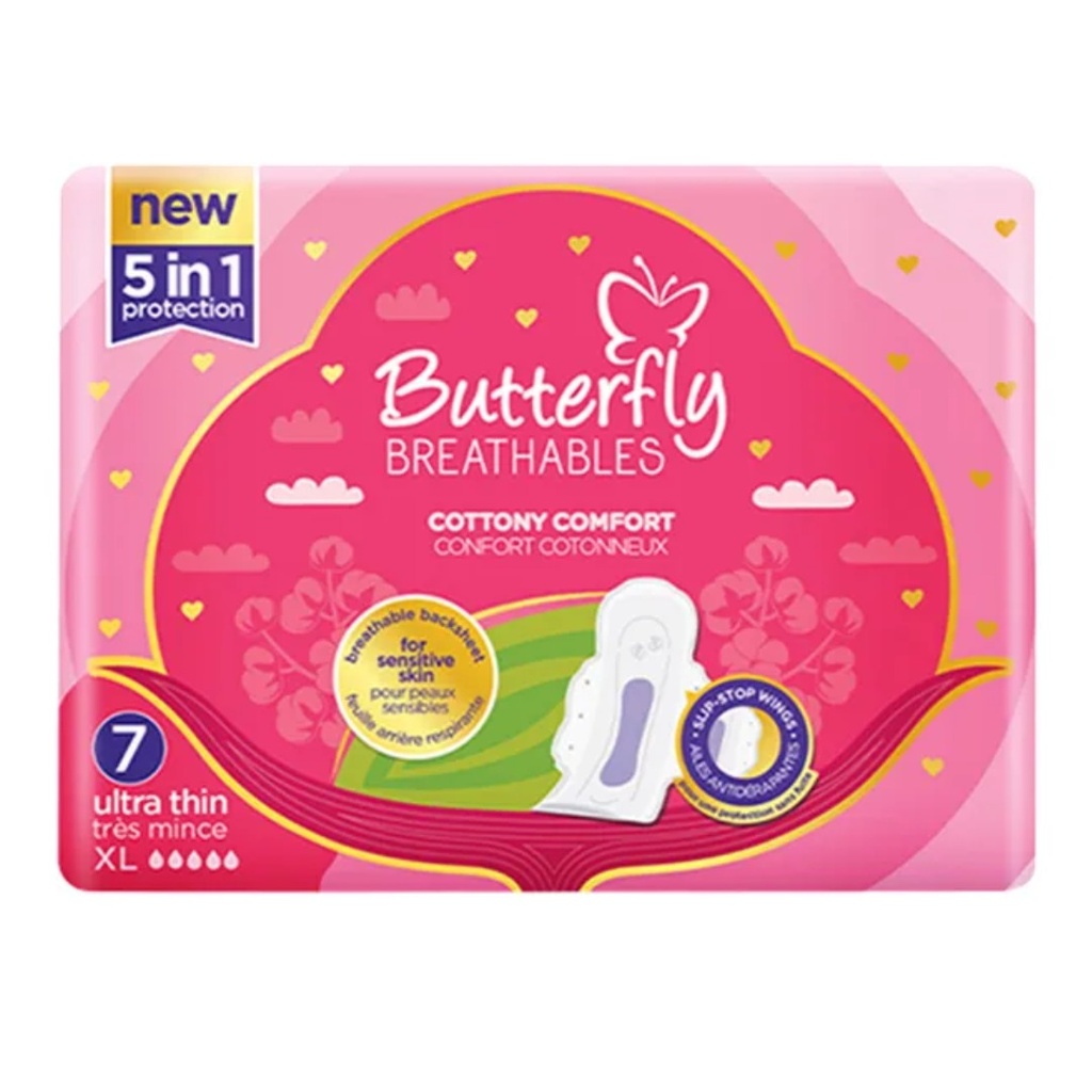* Butterfly Ultra Cotton X-large, 7's