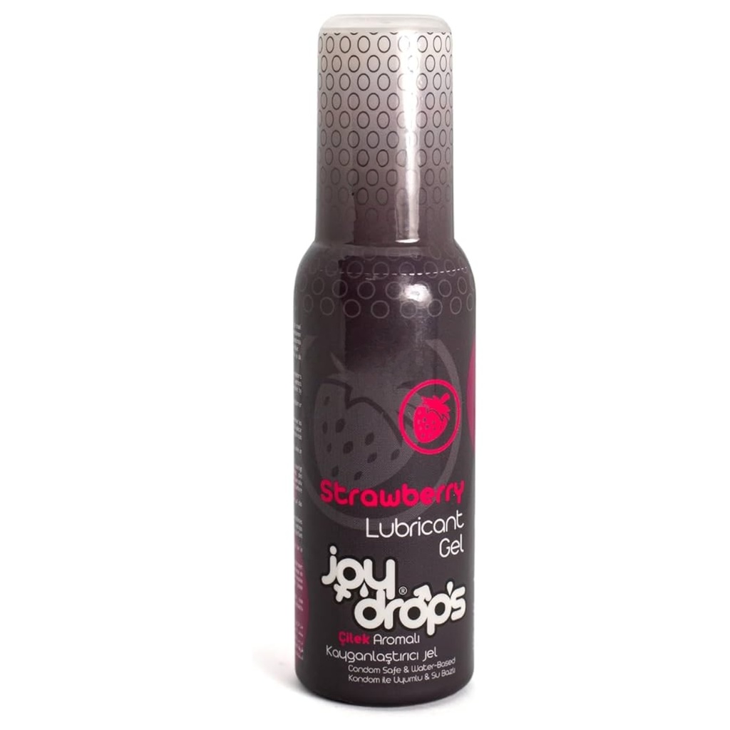 Joy Drops Strawberry Lubricant Gel, 100ml