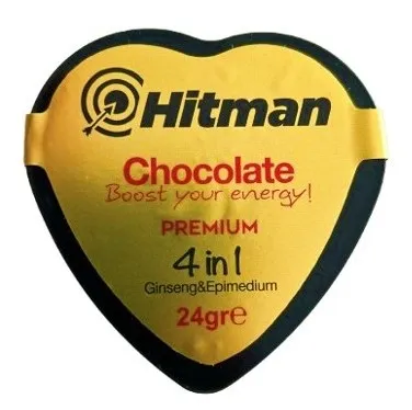 * Hitman Chocolate Boost Energy (Black) Bar, 24g