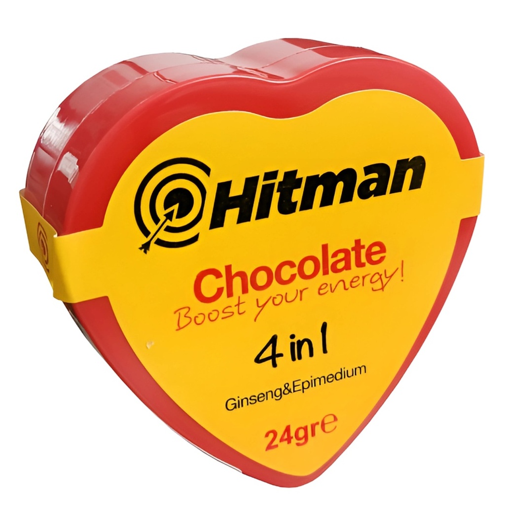* Hitman Chocolate Boost Energy Bar, 24g - New