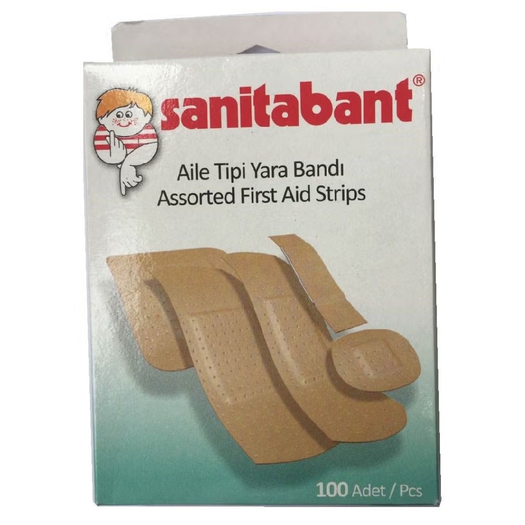 Sanitabant Assorted First Aid Plaster, 100's - 642