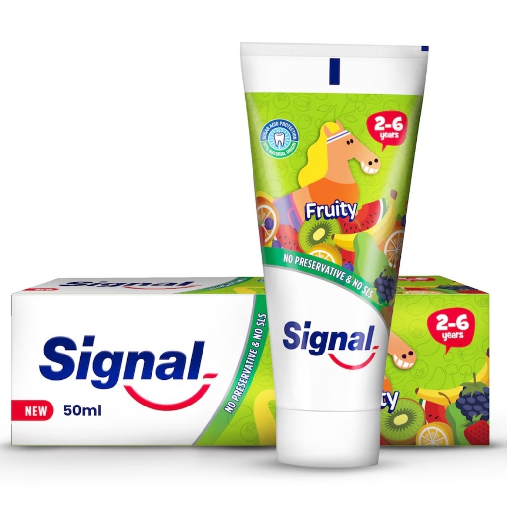 Signal Kids 2-6 Years Fruity Toothpaste, 50ml