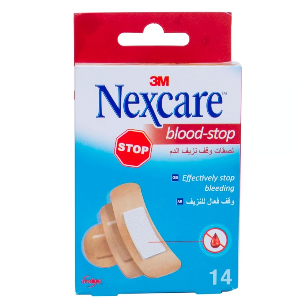 Nexcare Blood Stop Bandages, 14's 