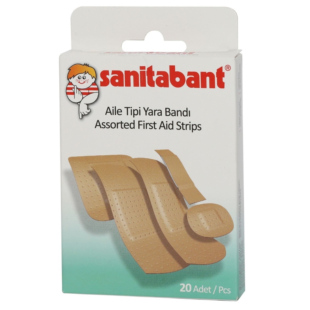 Sanitabant First Aid Plaster Assorted, 20's - 640