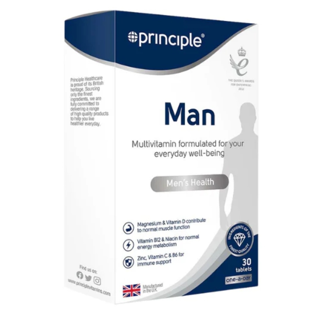 Principle Man Multivitamin Tablets, 30's