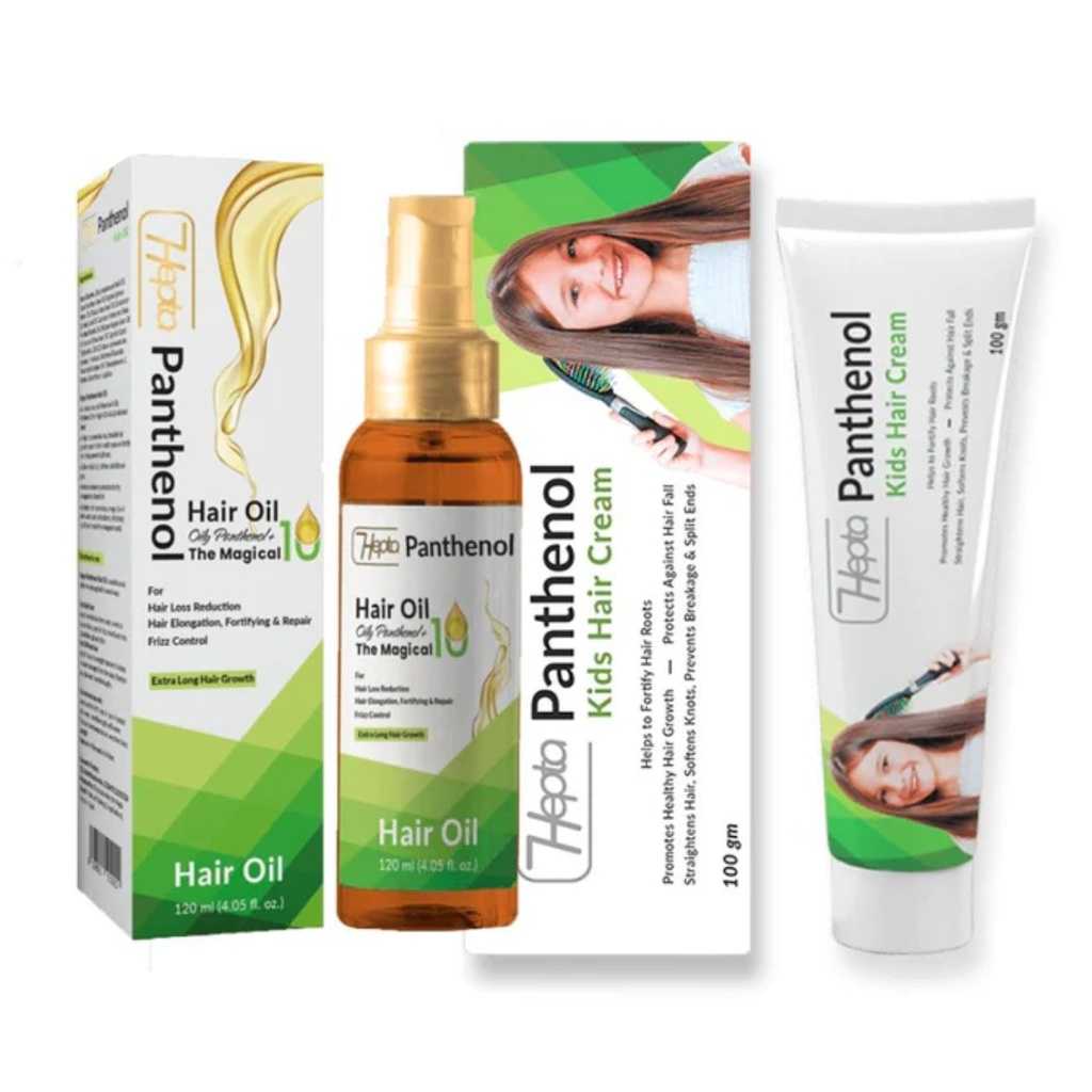 Hepta Hair Oil + Hair Cream Kids - Bundle Offer