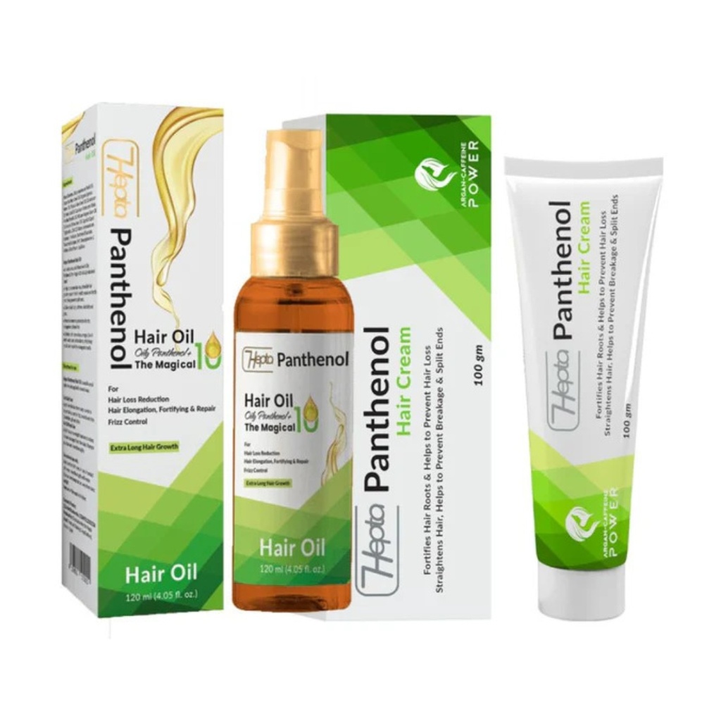 Hepta Hair Oil + Hair Cream Adult - Bundle Offer