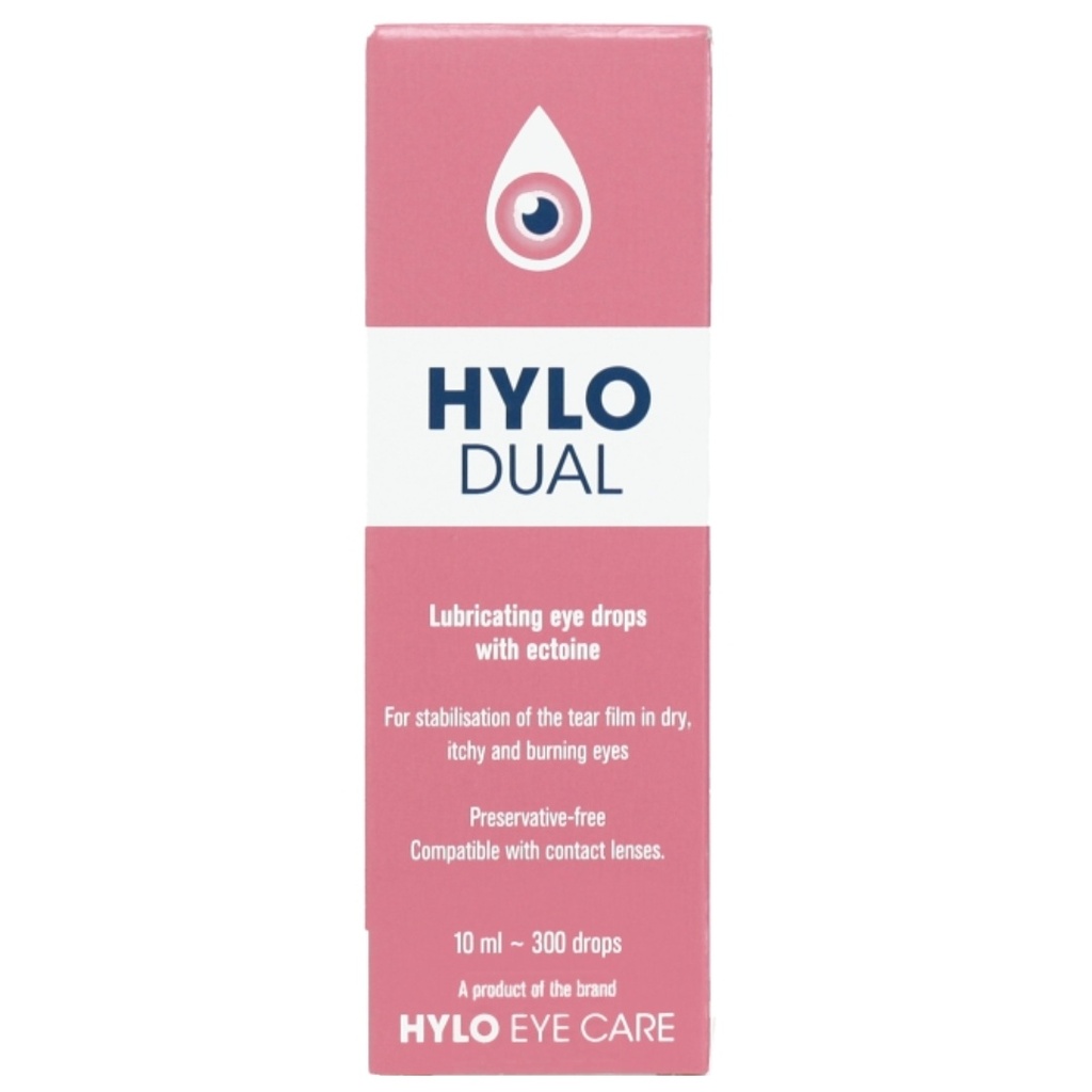 Hylo Dual Lubricating Eye Drops, 10ml