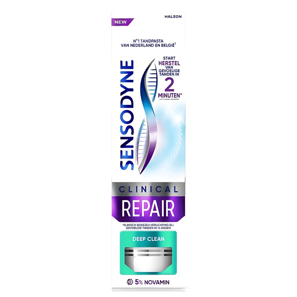 Sensodyne Clinical Repair Deep Clean Toothpaste, 75ml