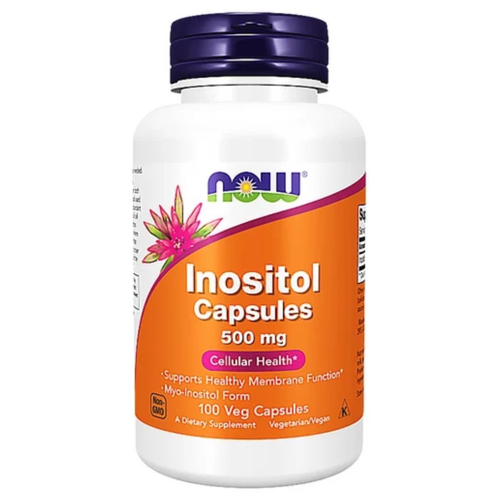 Now Inositol 500mg Veg Capsules, 100's