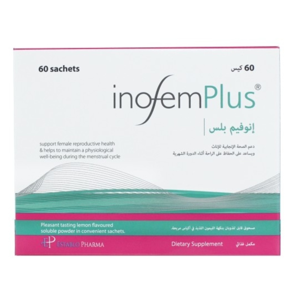 Inofem Plus Female Sachets, 60's - Lemon Flavor 