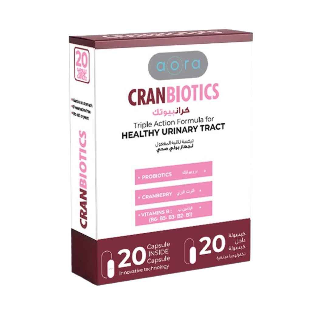 Aora Cranbiotics Capsules, 20's