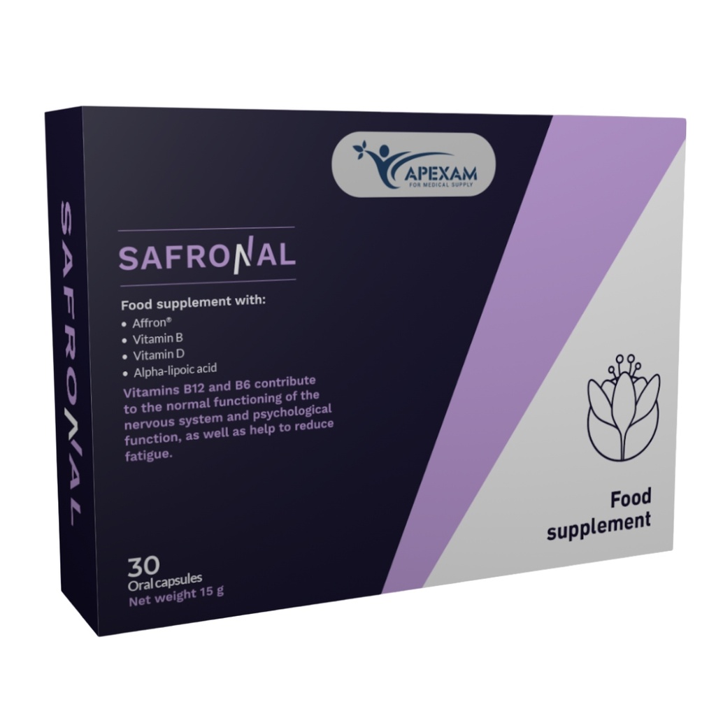 Aora Safronal Capsules, 30's
