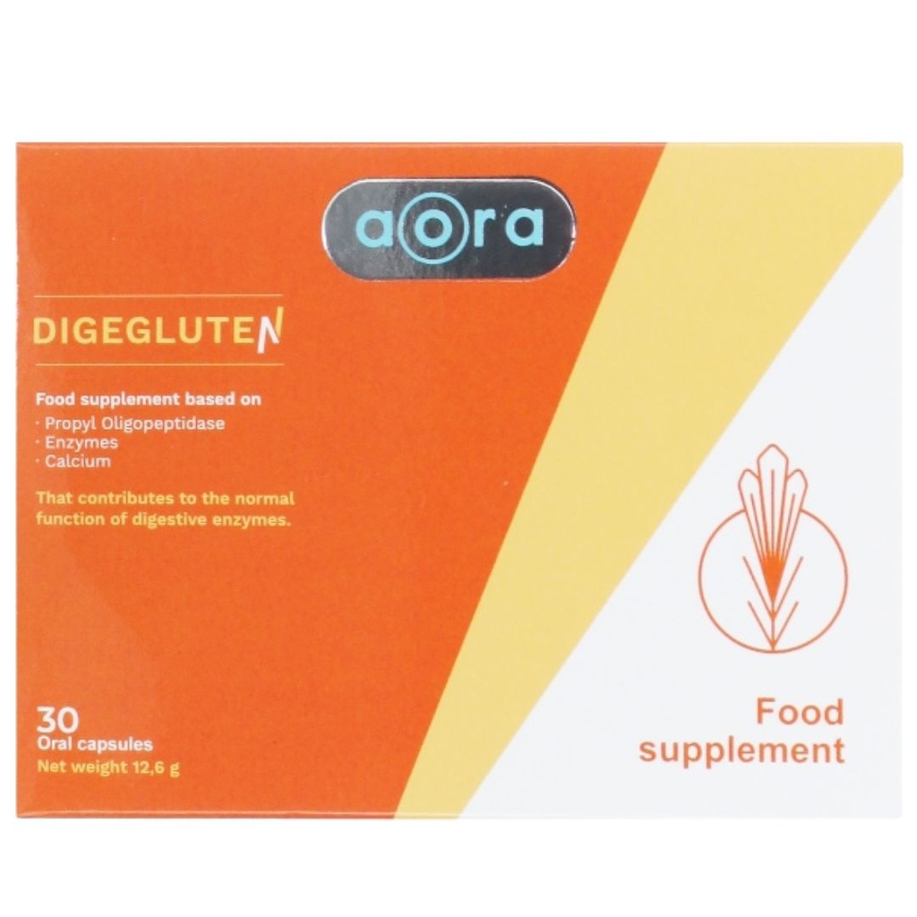 Aora Digegluten Capsules, 30's