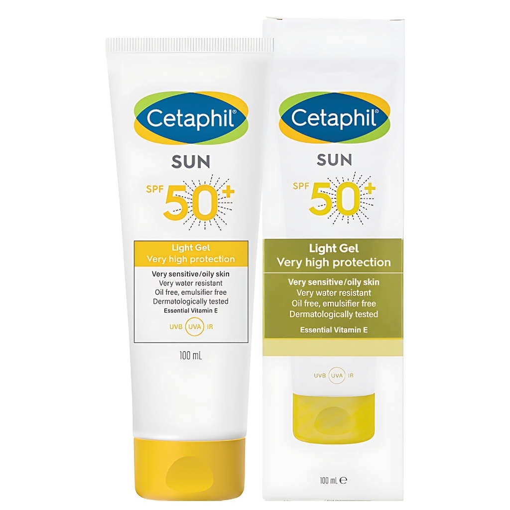*Cetaphil Spf 50+ Sun Light Gel, 100ml
