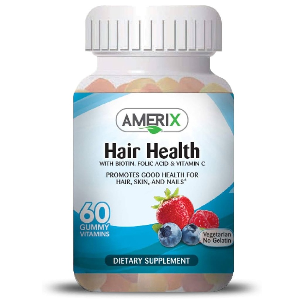 Amerix Hair Health Adult Gummies, 60's