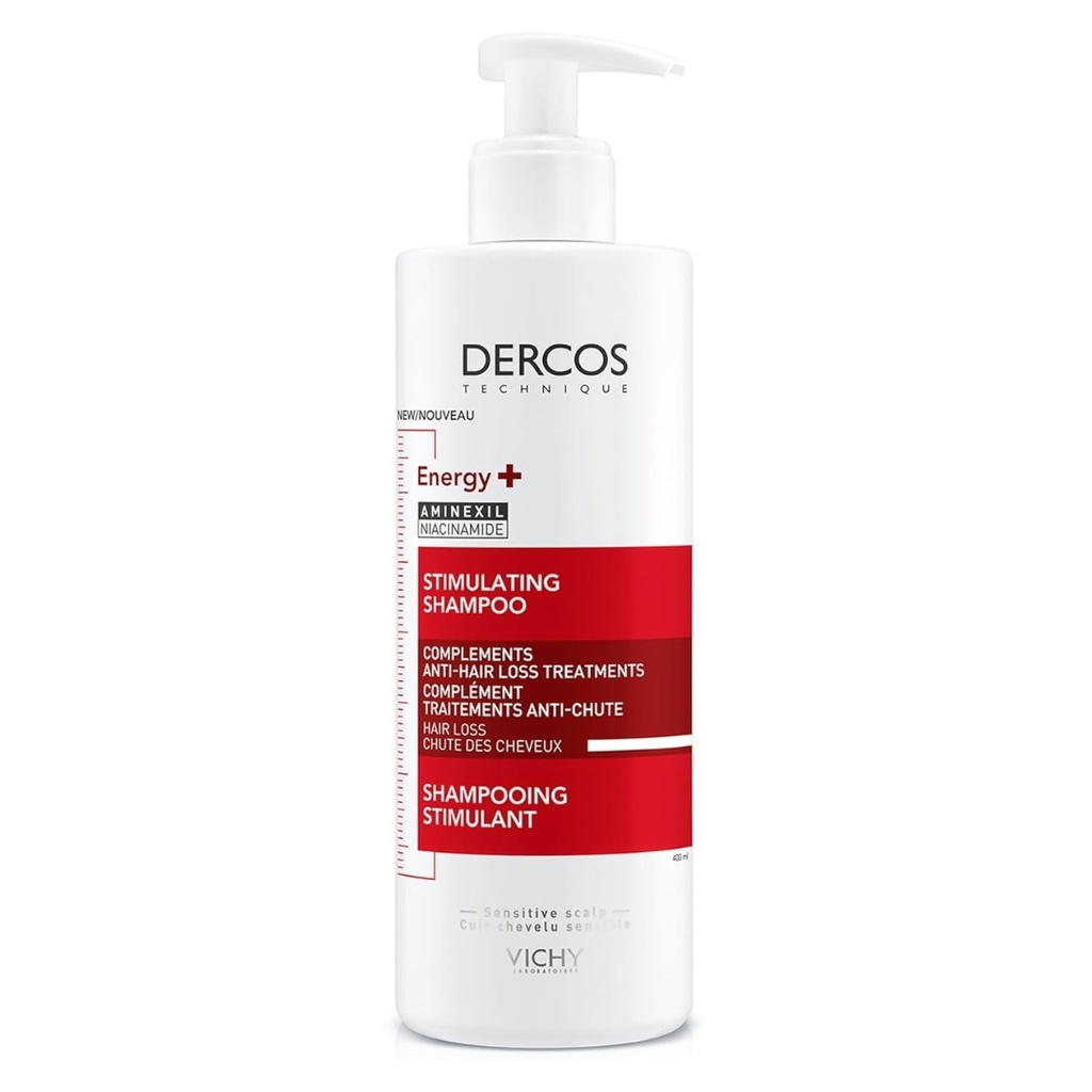 Vichy Dercos Energy+ Stimulating Shampoo, 400ml