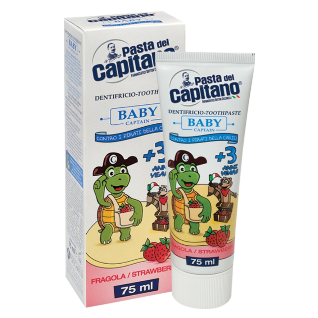 Pasta Del Capitano Baby Strawberry Toothpaste, 75ml