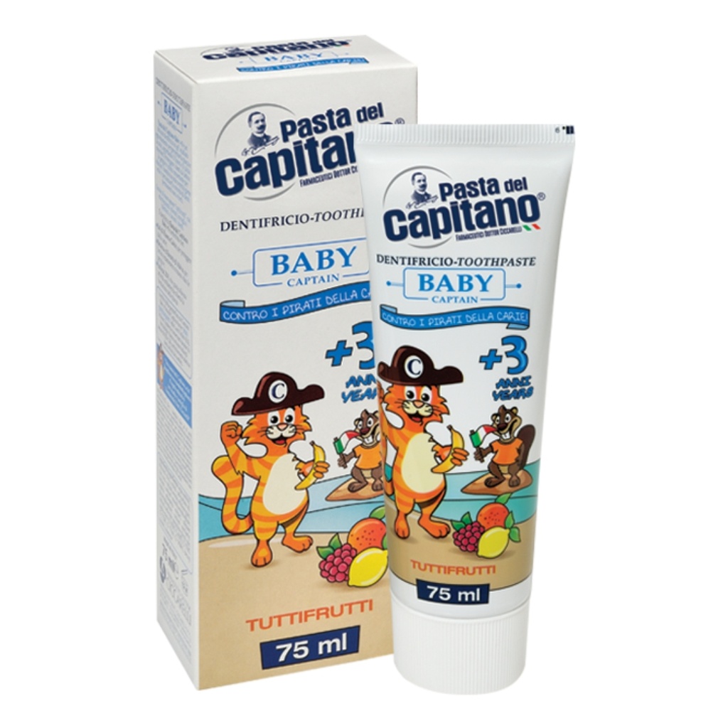 * Pasta Del Capitano Baby Tuttifrutti Toothpaste, 75ml